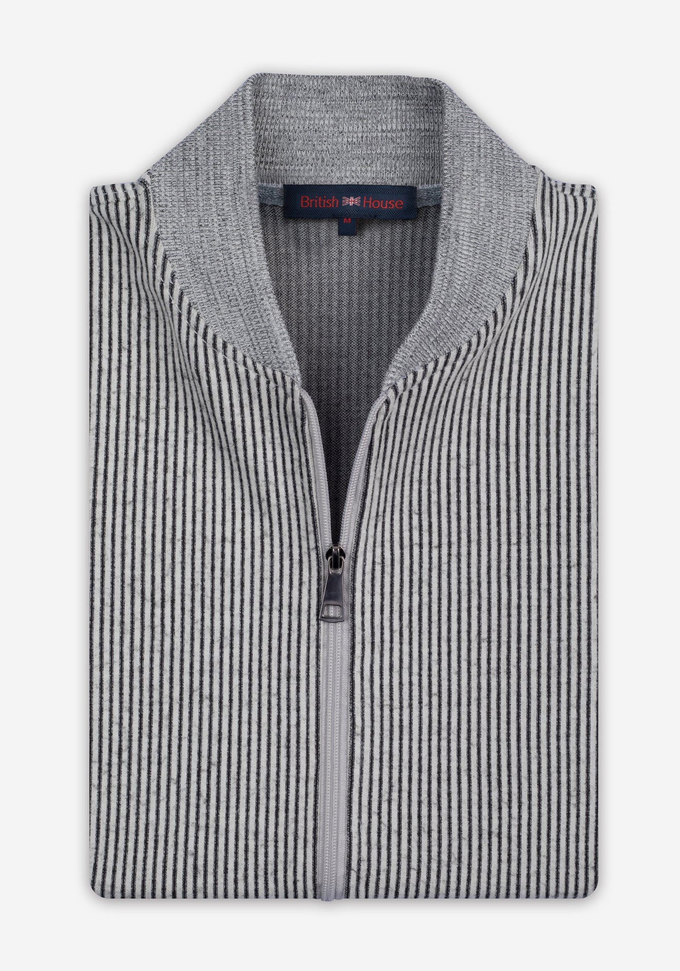 Carbon Grey Stripe Walter Jacket