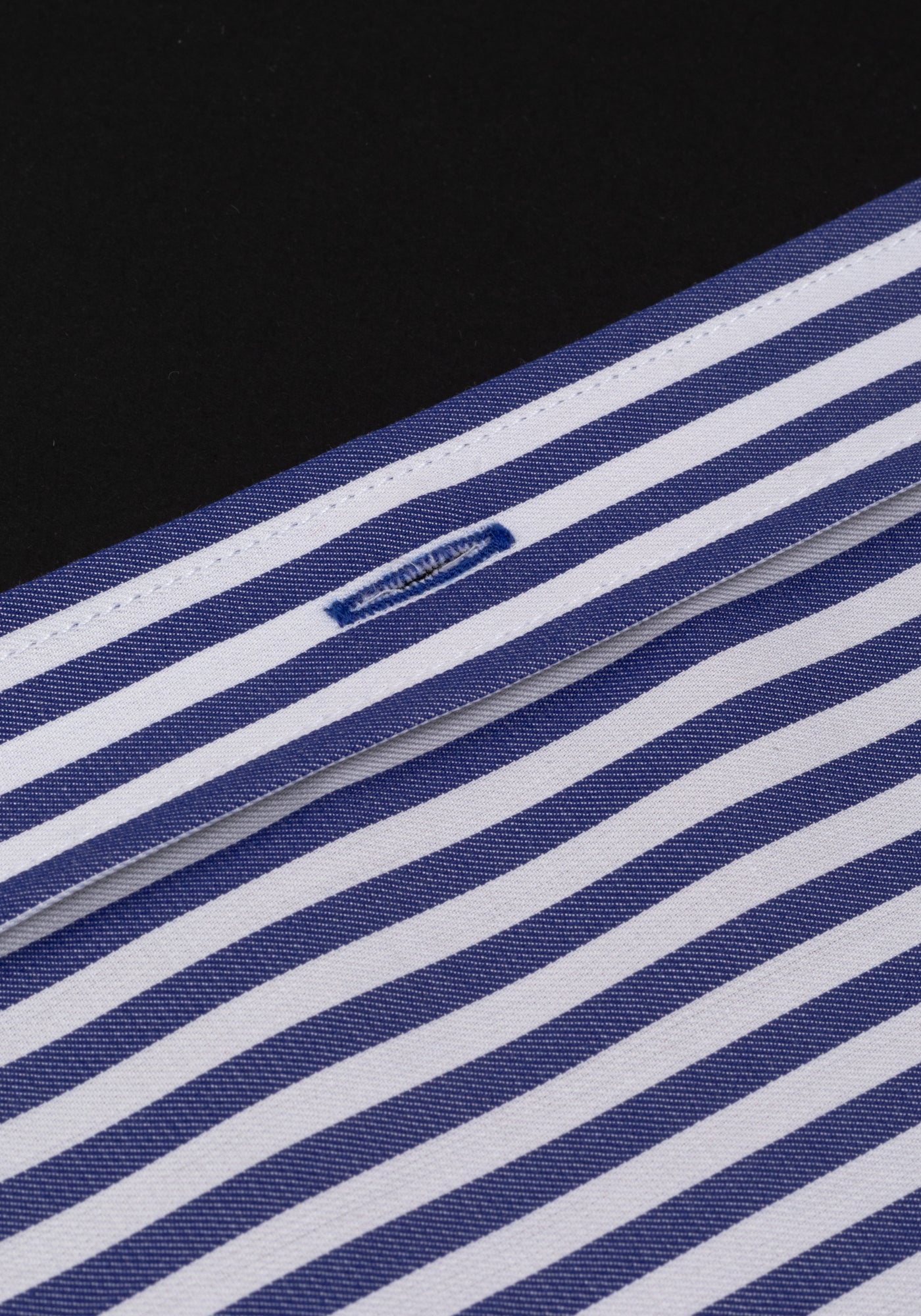 Giza 87 Cotton Atlantic Blue Stripe Signature Twill Shirt