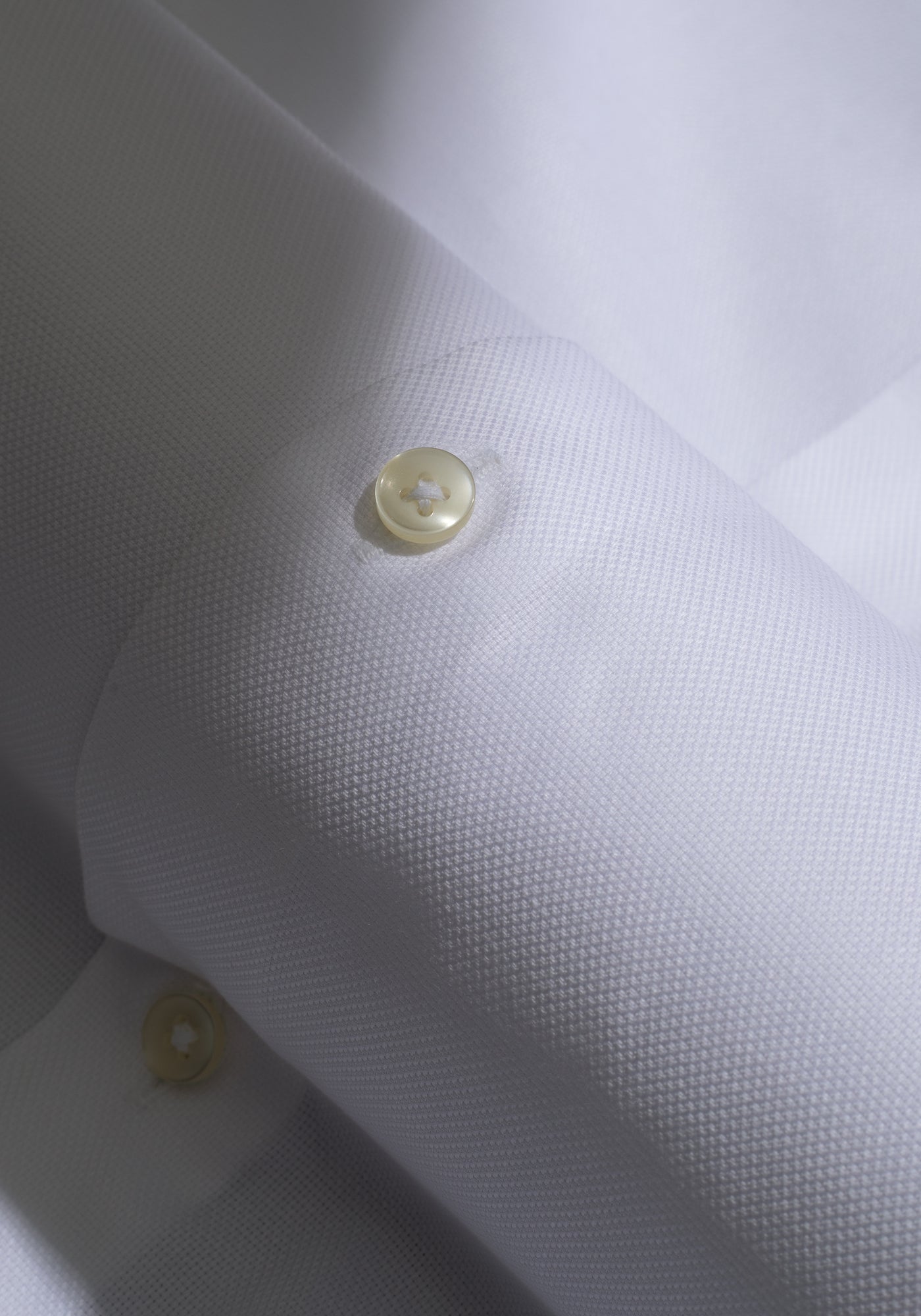 Giza 87 Cotton Floral White Oxford Piqué Shirt