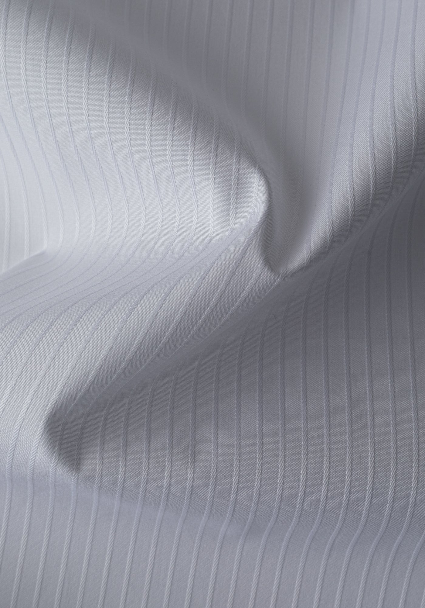 Giza 87 Cotton Polar White Stripe Signature Twill Shirt