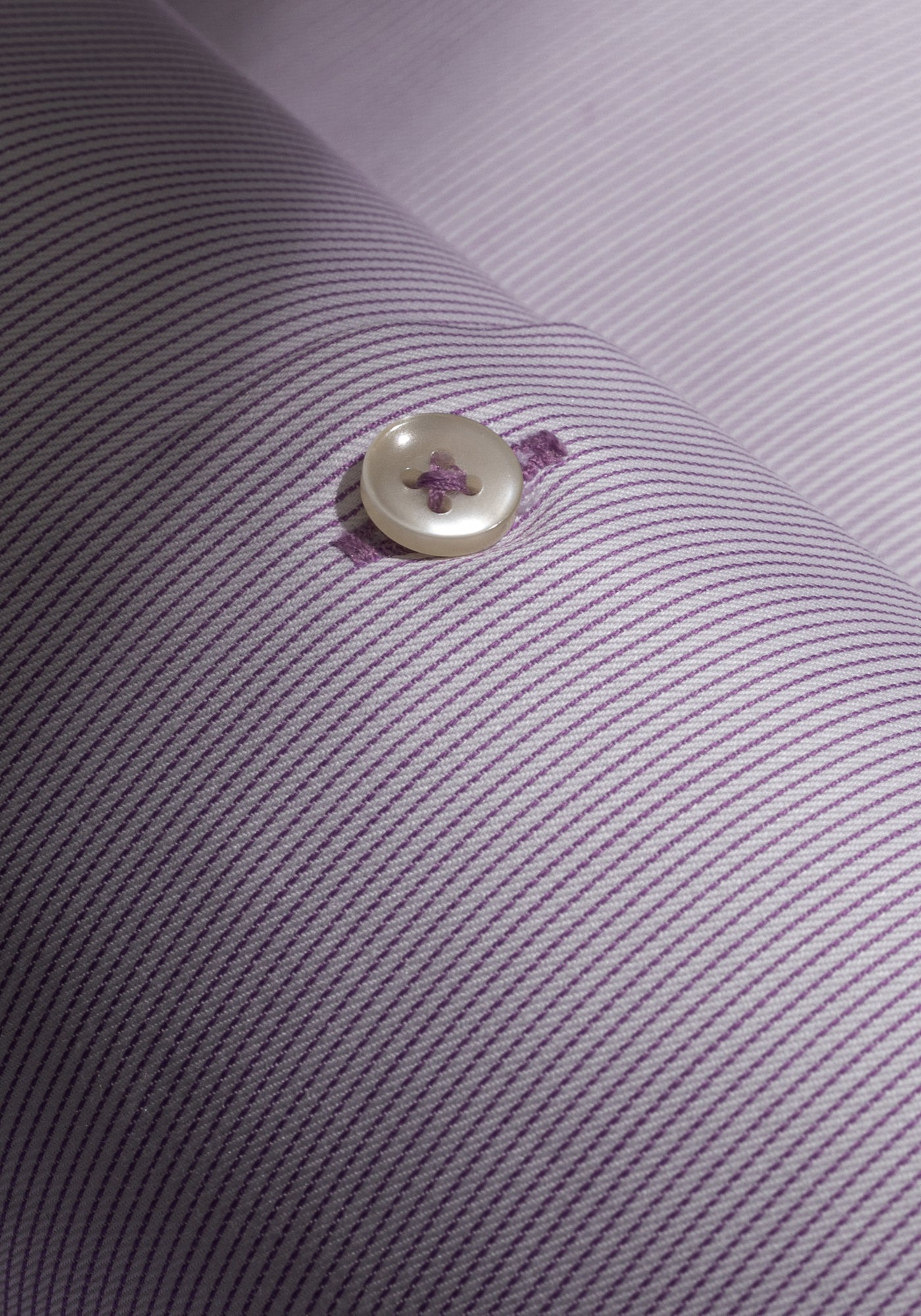 Berry Purple Stripe Fine Twill Shirt