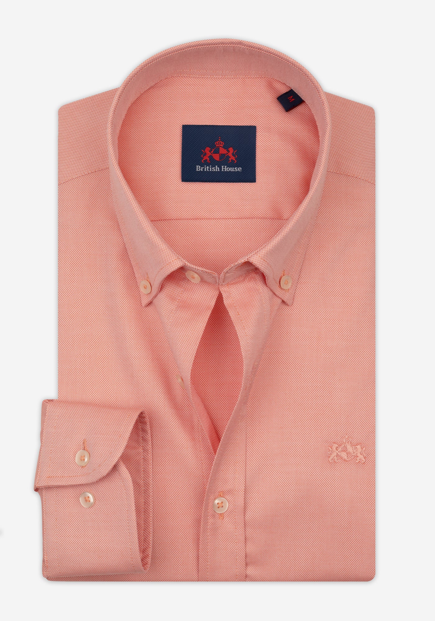 Rust Orange Oxford Shirt