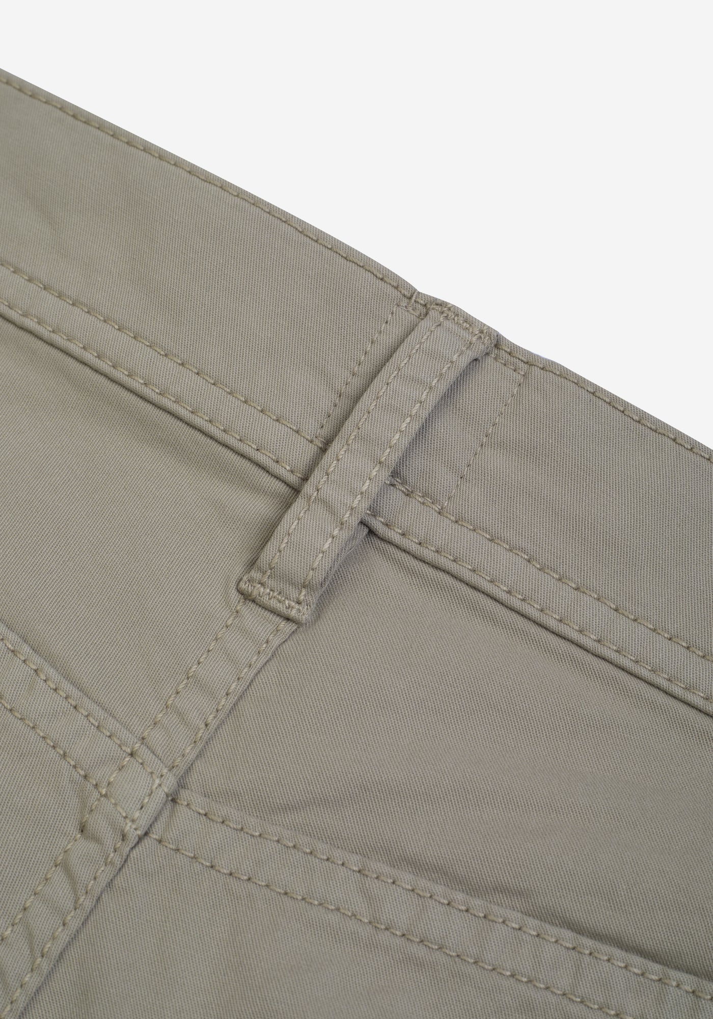 Contemporary Fit Pale Olive Twill Gabardine