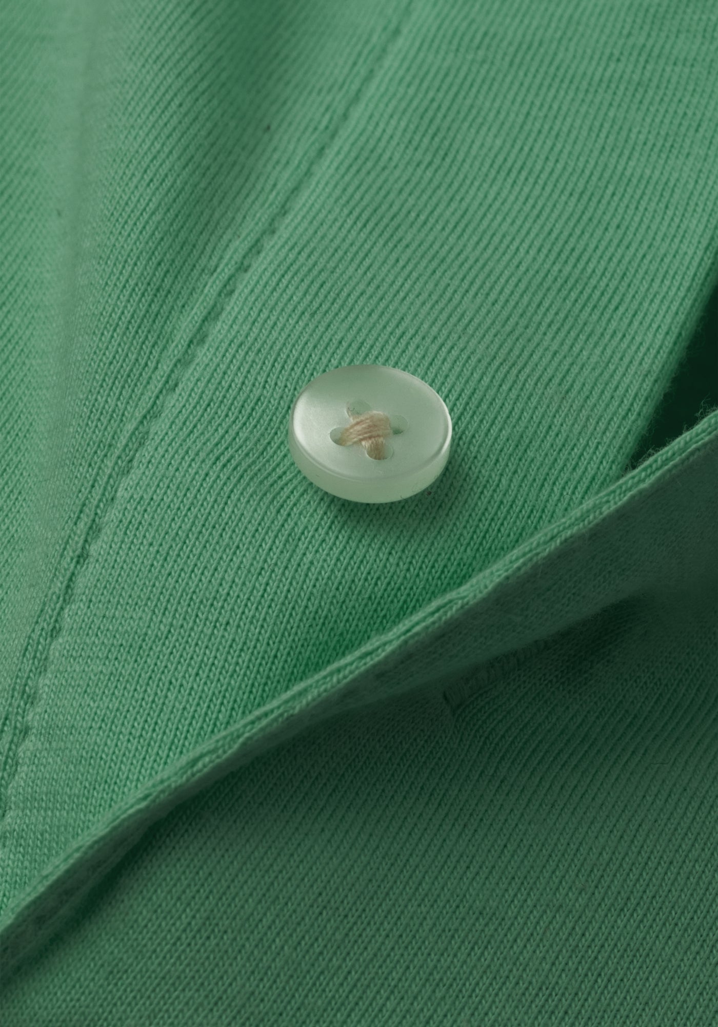 Jade Green Cotton Polo Shirt