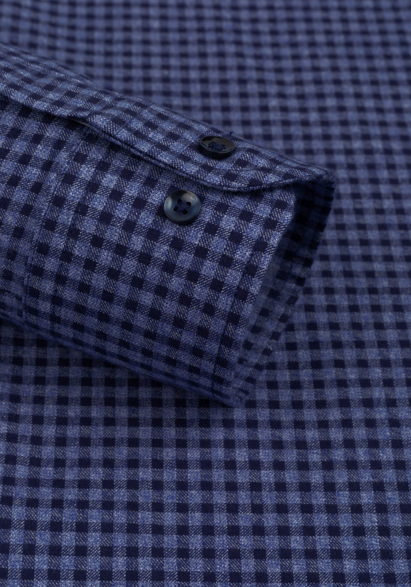 Claret Navy Checked Flannel Shirt