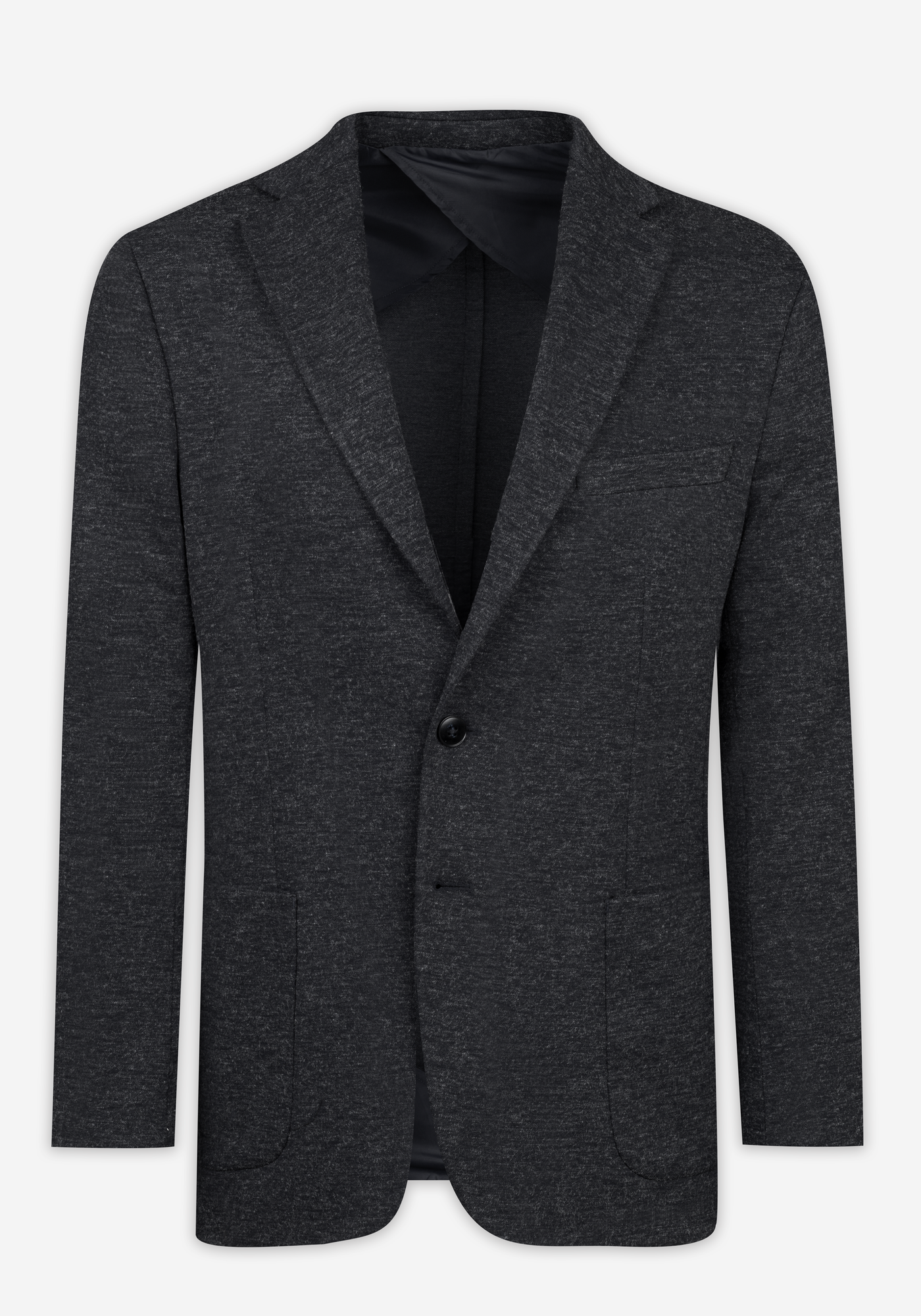 Contemporary Fit Jet Black Mélange Blazer