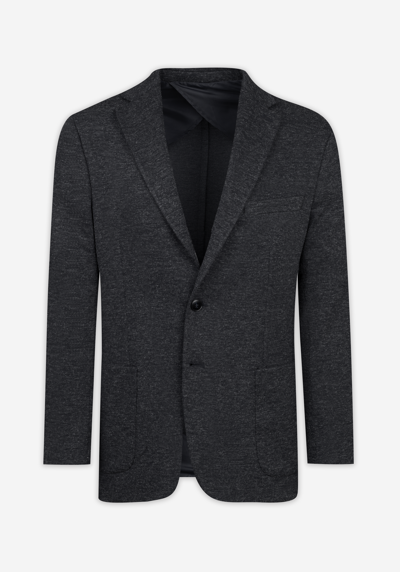 Contemporary Fit Jet Black Mélange Blazer