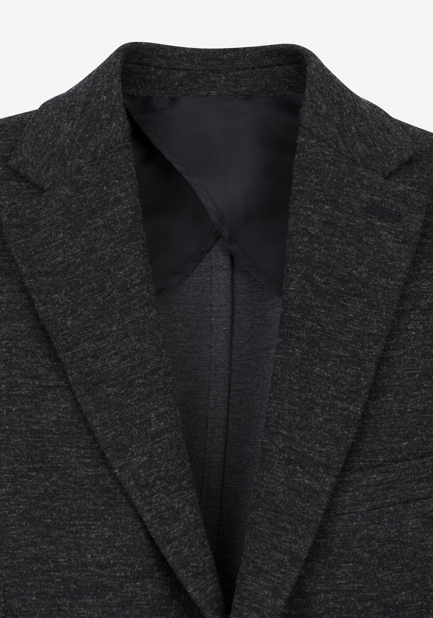 Contemporary Fit Jet Black Mélange Blazer