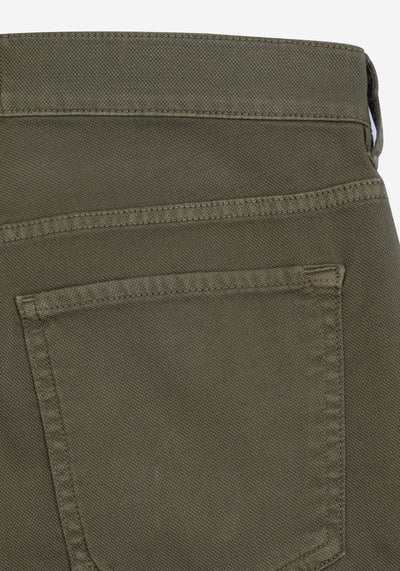 Smart Fit Classic Olive Piqué Gabardine