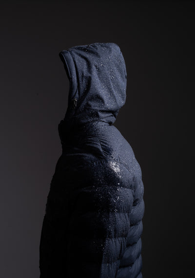 Deep Navy Puffer Down Jacket