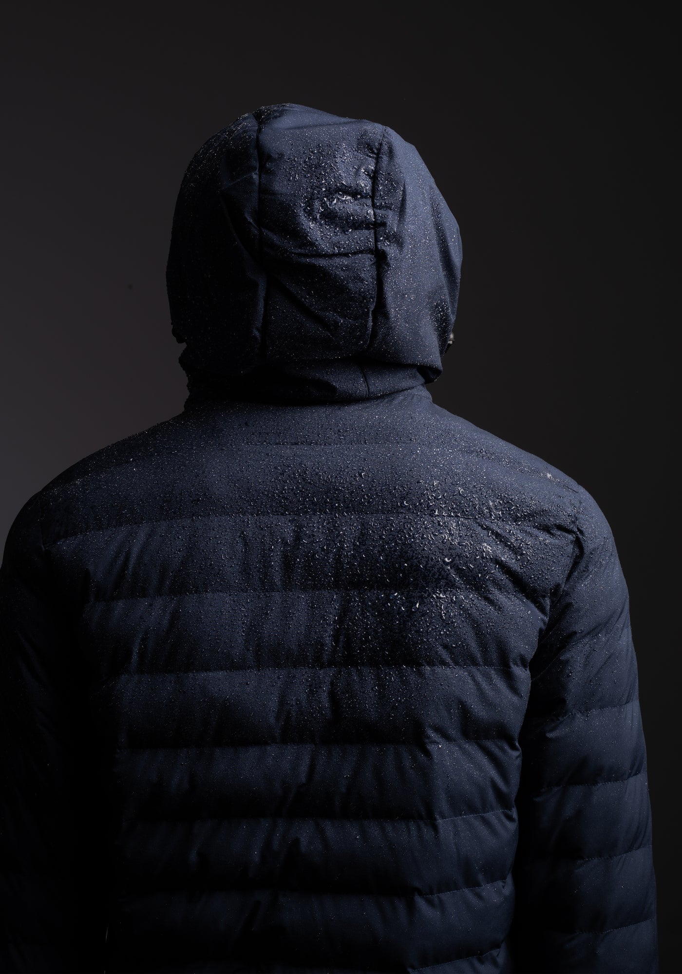 Deep Navy Puffer Down Jacket