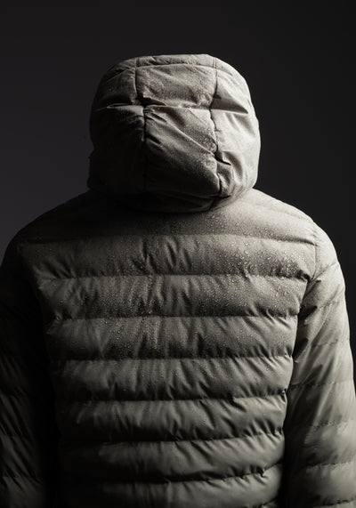 Dusty Olive Puffer Down Jacket