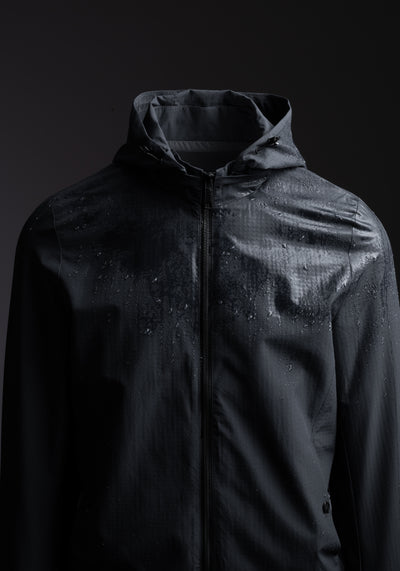 Mist Grey Pocketable Windbreaker Jacket