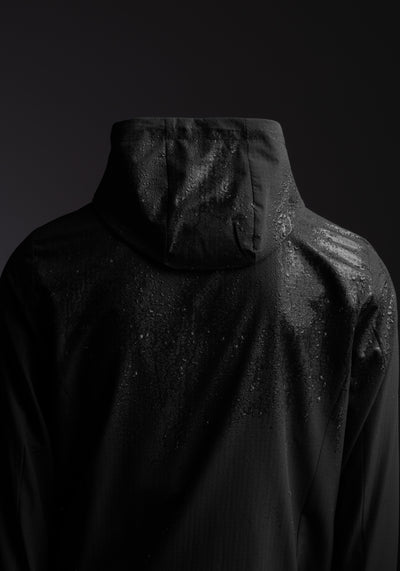 Eclipse Black Pocketable Windbreaker Jacket