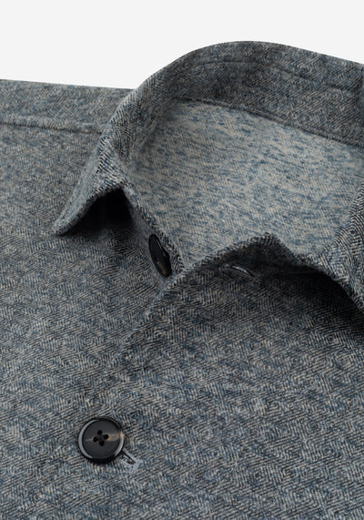 Silent Blue Grey Overshirt