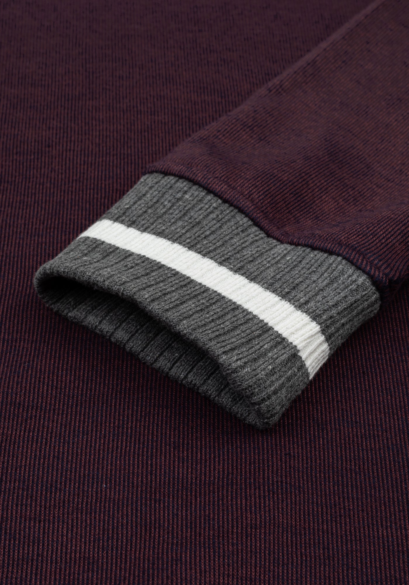 Berry Burgundy Cotton Sweatshirt