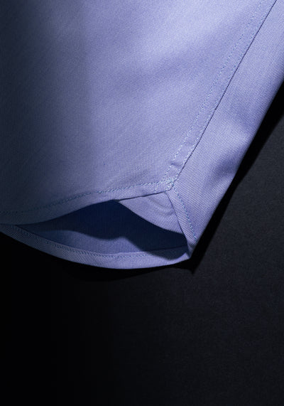 Giza 87 Cotton Vapor Blue Fine Oxford Shirt