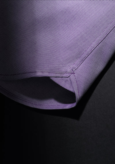 Giza 87 Cotton Dusk Violet Stripe Fine Twill Shirt