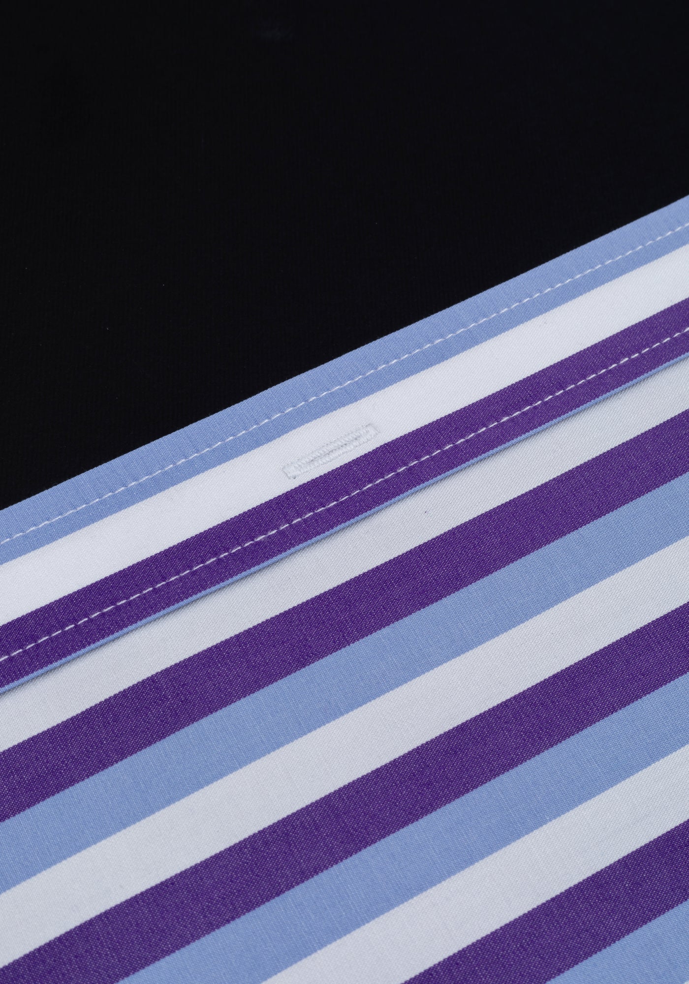 Giza 87 Cotton Parti-Colored Stripe Fine Twill Shirt