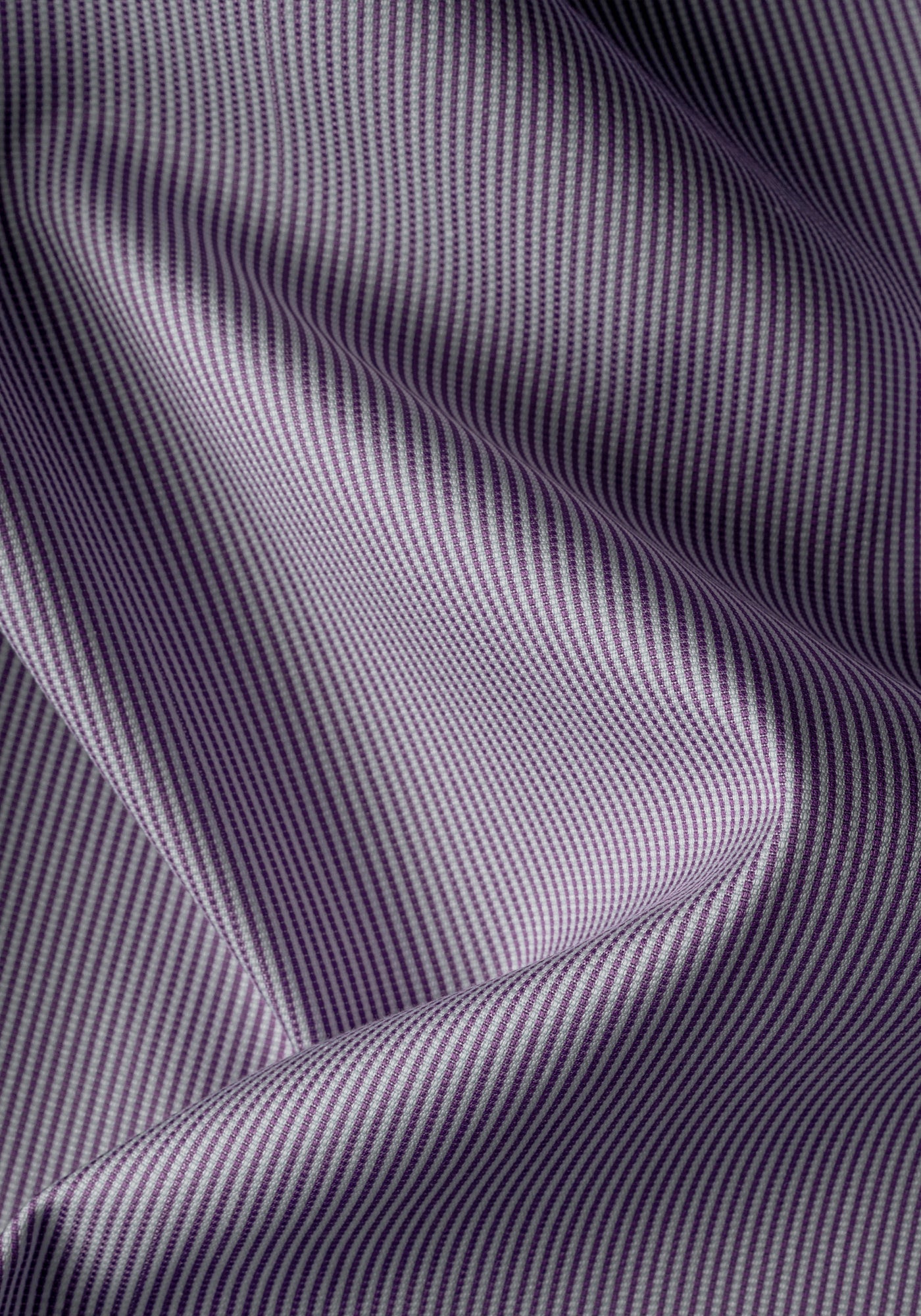 Giza 87 Cotton Frosted Violet Stripe Basket Weave Shirt