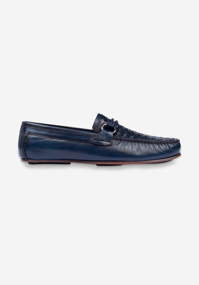 Royal Navy Quilted Calf-Skin Leather Slip On