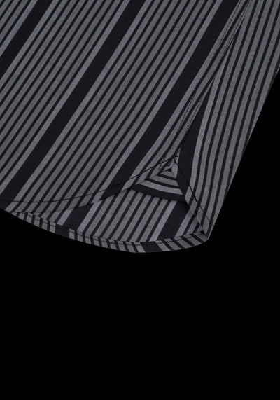 Slate Black Stripe Oxford Shirt