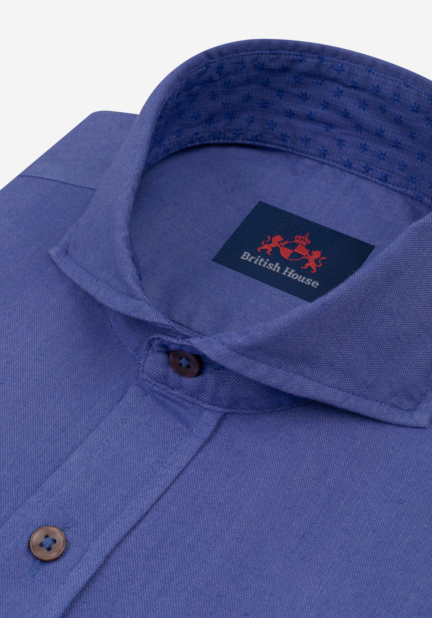 Royal Indigo Piece-Dyed Shirt