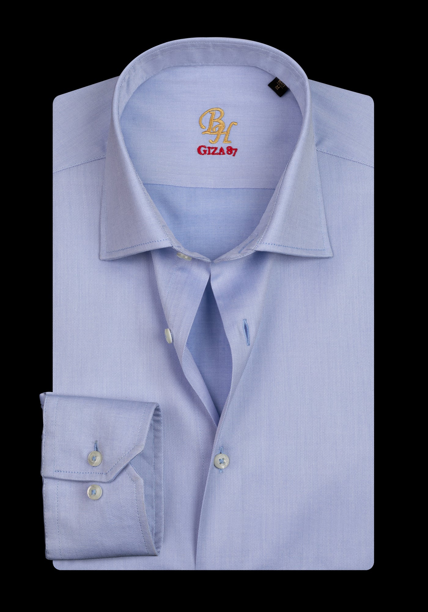 Giza 87 Cotton Clear Blue Fine Oxford Shirt