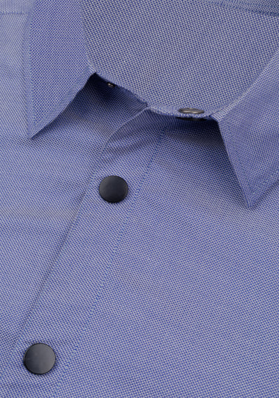 Periwinkle Blue Oxford Overshirt