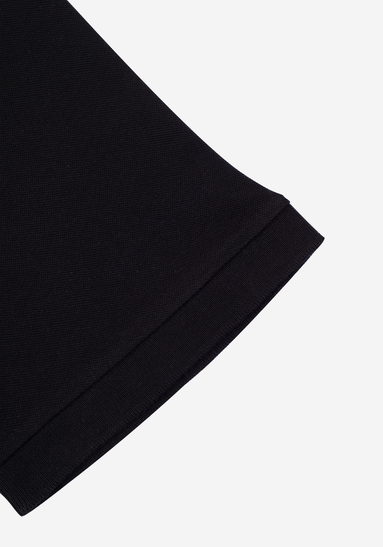 Coal Black Cotton Polo Shirt – British House