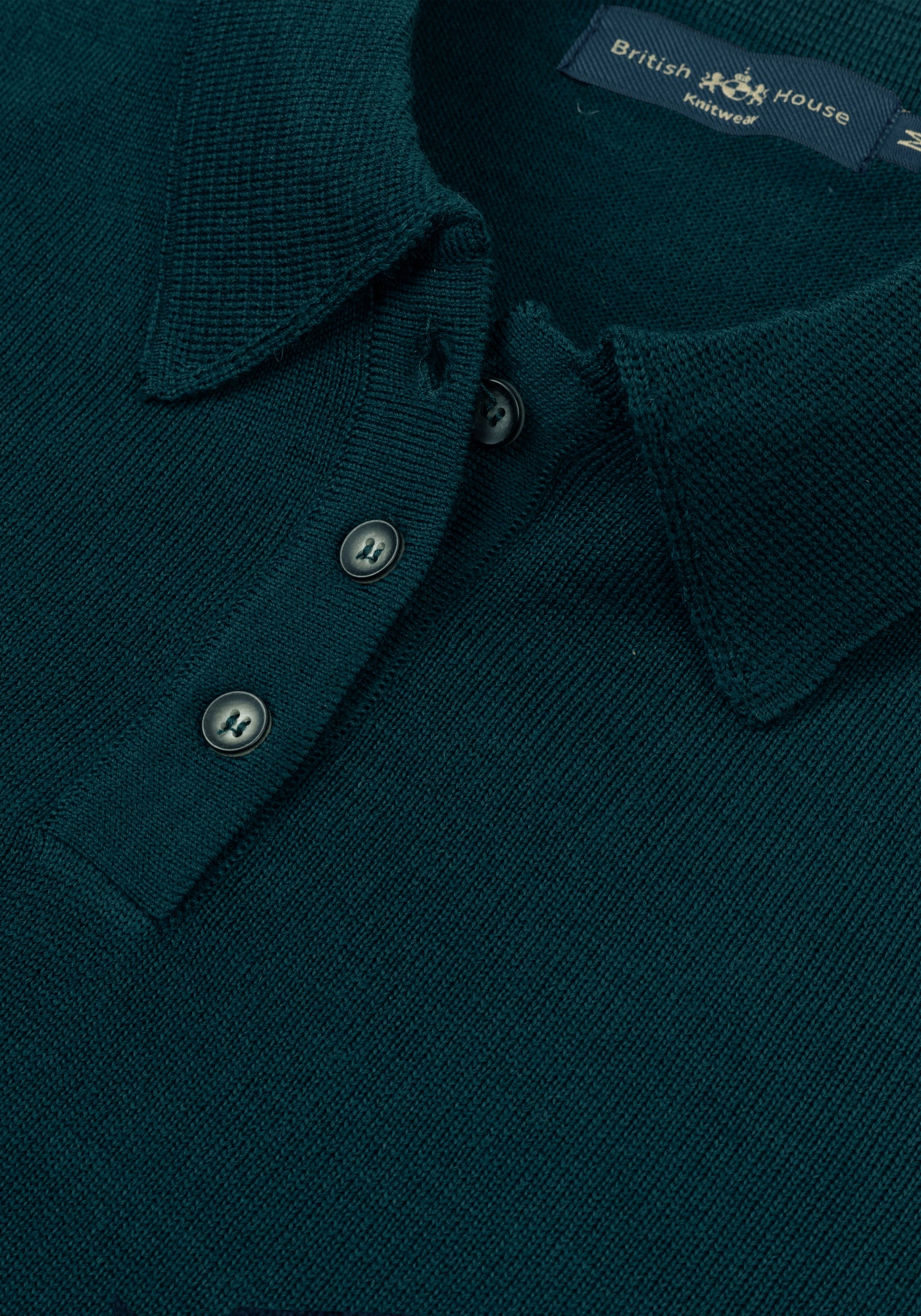 Teal Green Italian Merino Wool Pullover