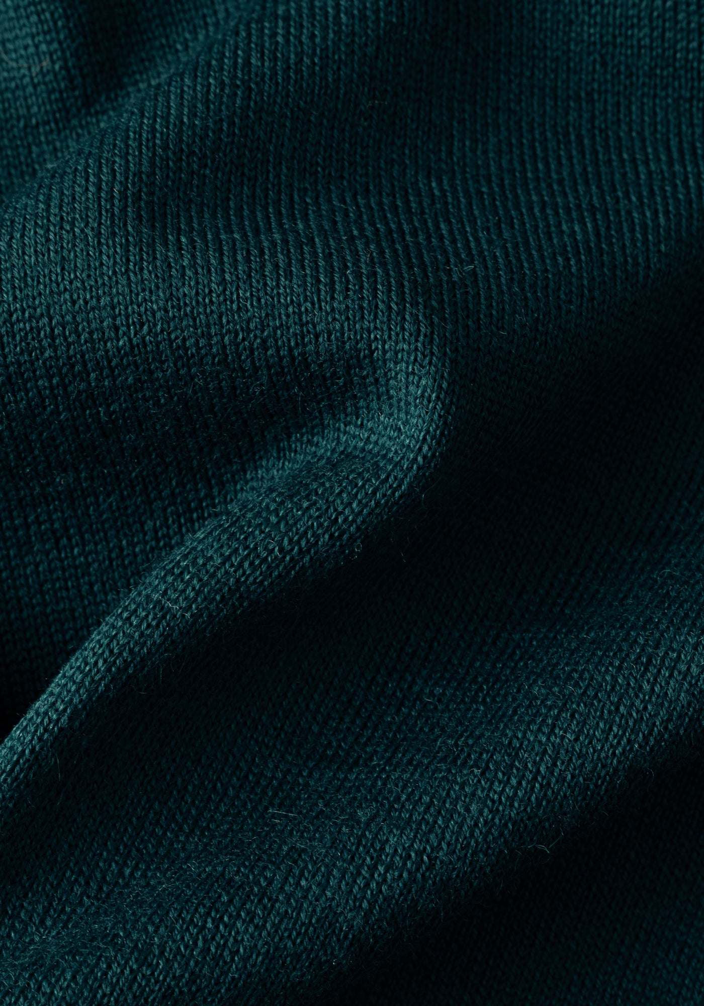 Teal Green Italian Merino Wool Pullover