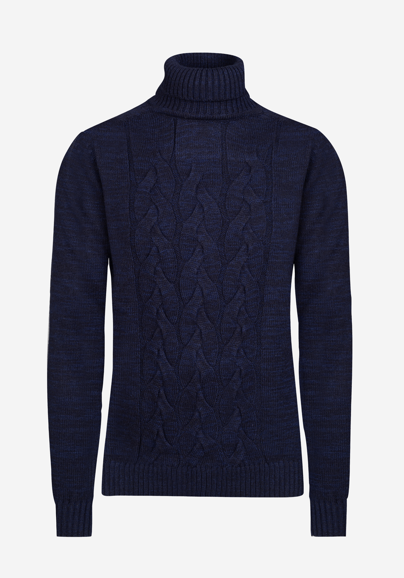 Sapphire Navy Braided Turtle Neck Pullover