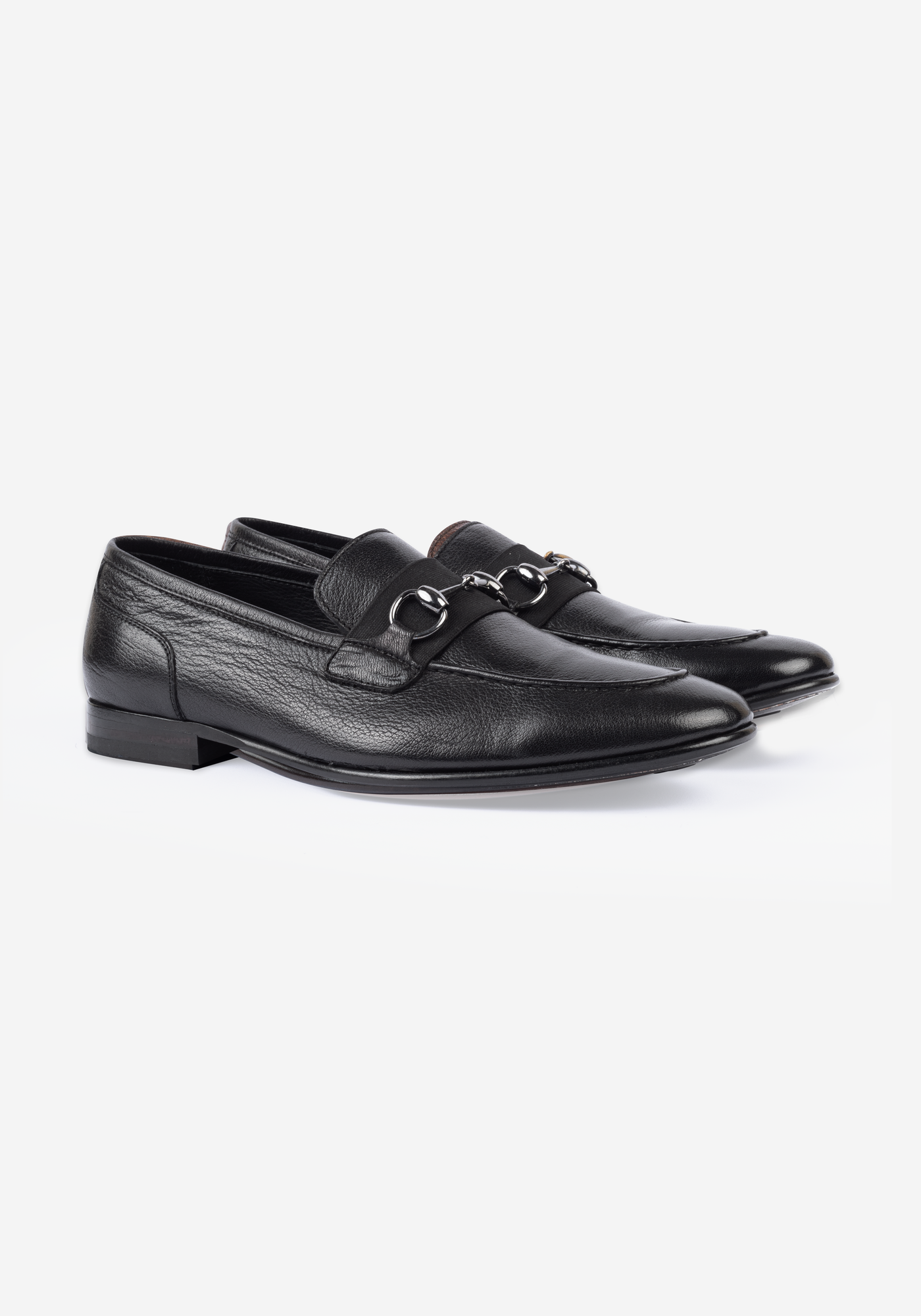 Coal Black Calf-Skin Leather Shoes