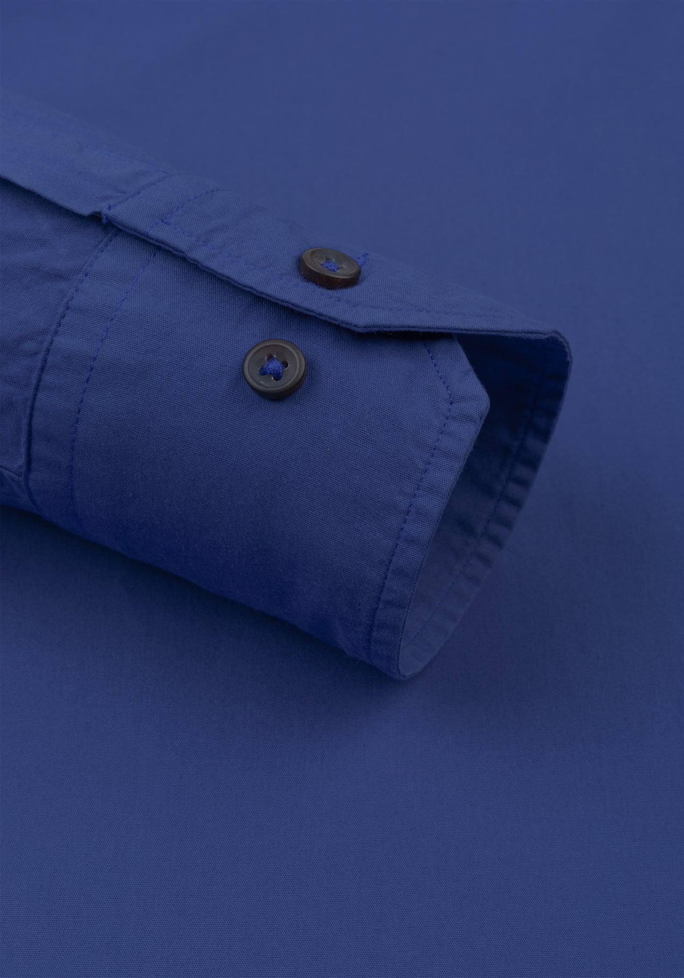 Noble Blue Piece-Dyed Shirt