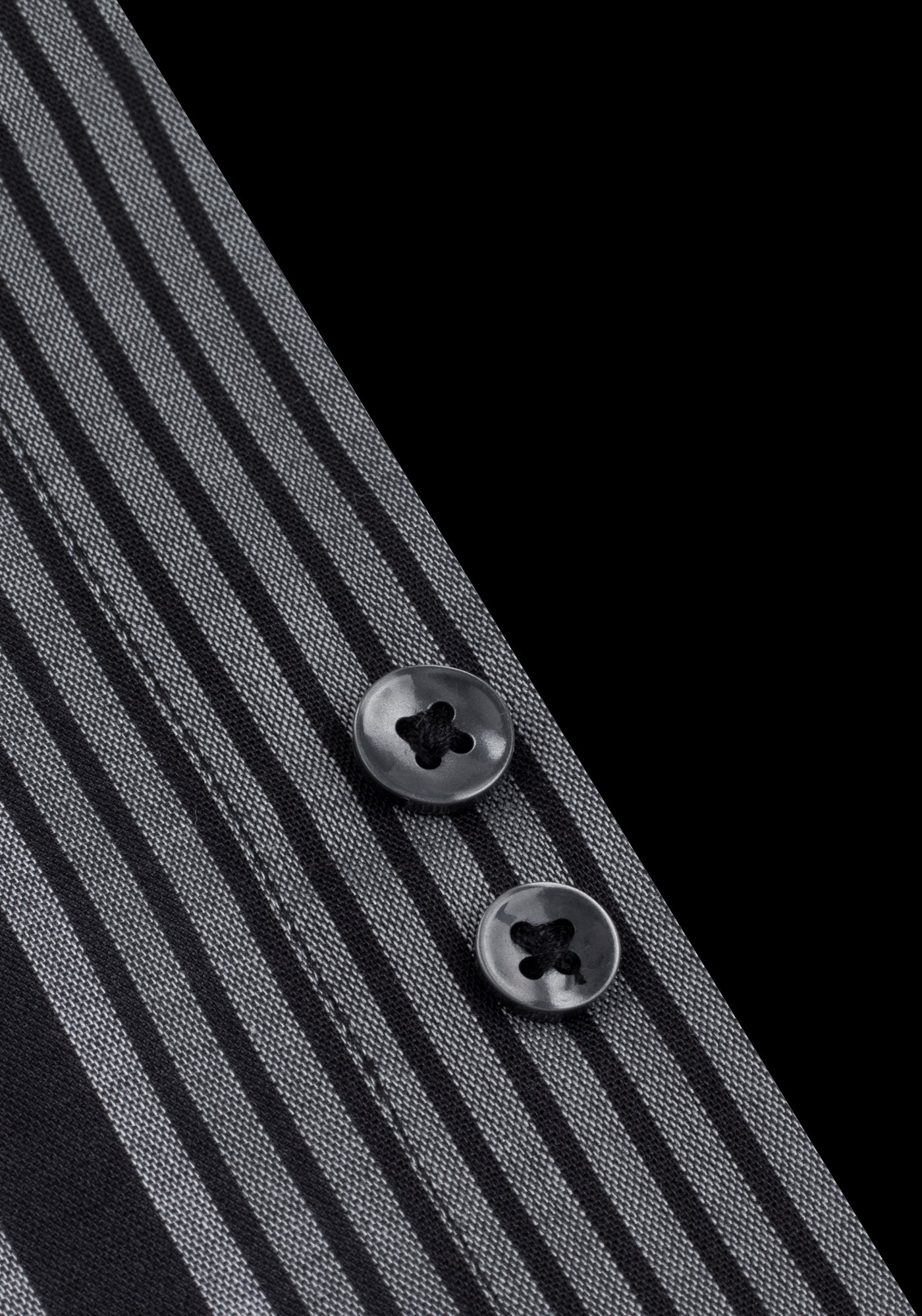 Slate Black Stripe Oxford Shirt