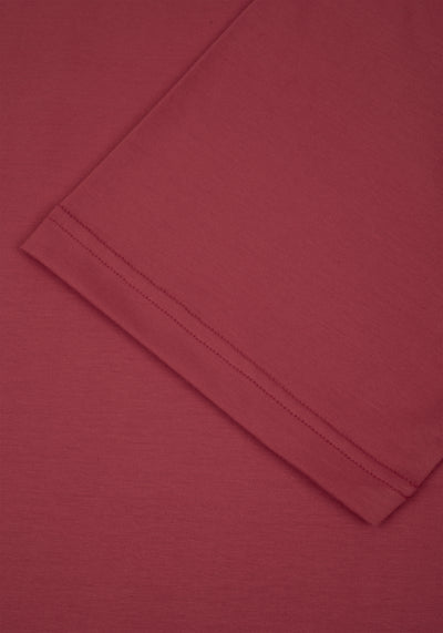 Terra Red Mercerized Single Jersey