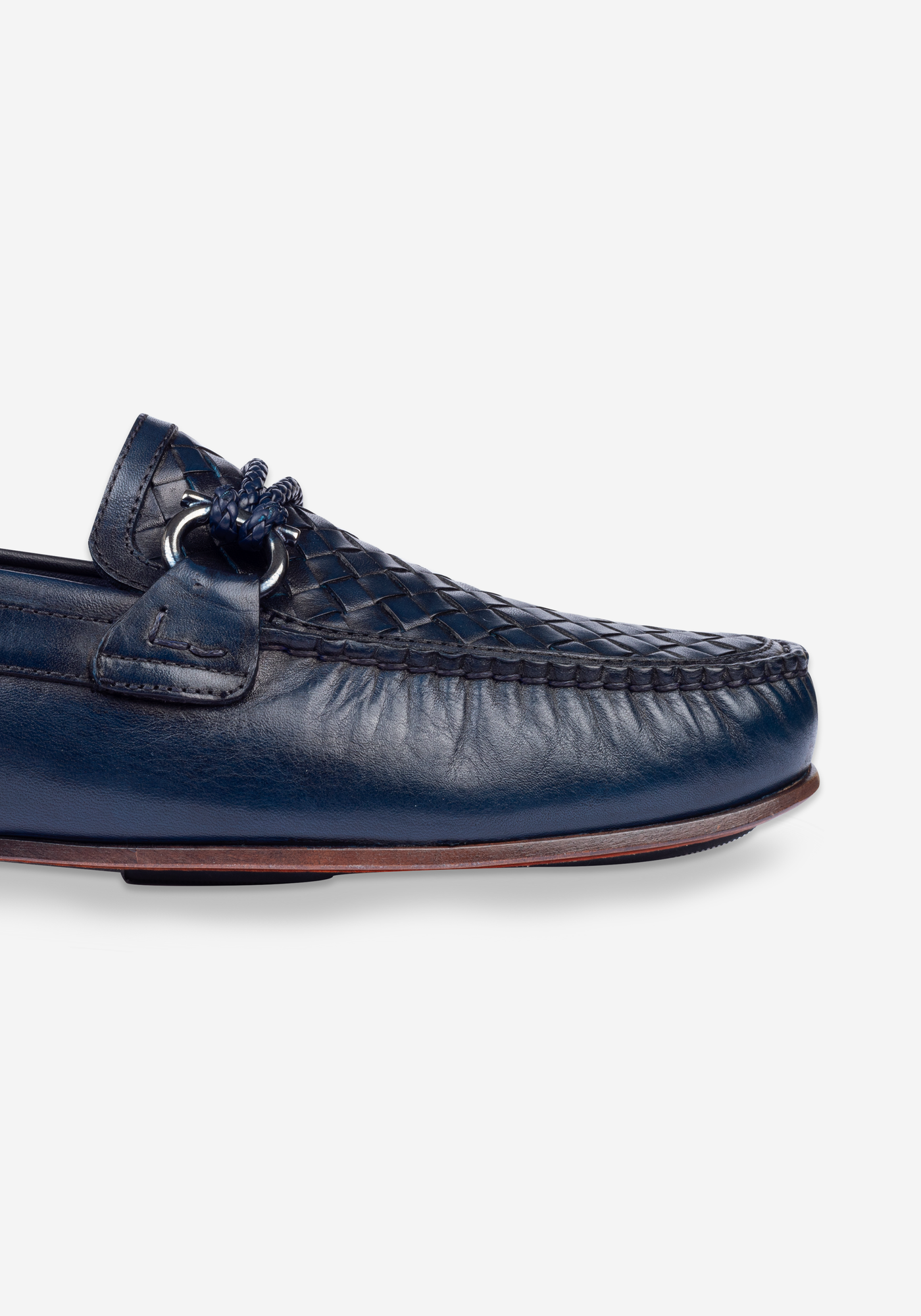 Royal Navy Quilted Calf-Skin Leather Slip On