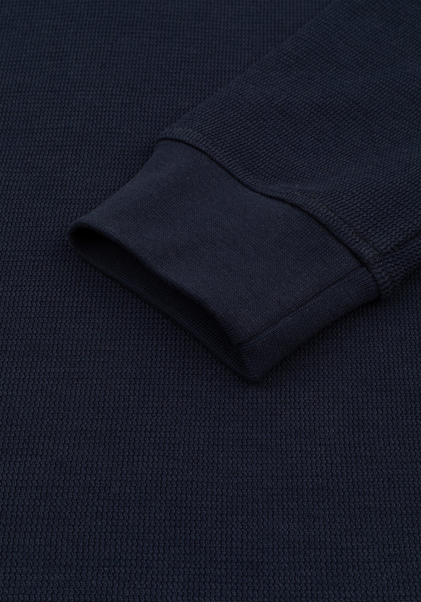 Obsidian Navy Waffle Sweatshirt