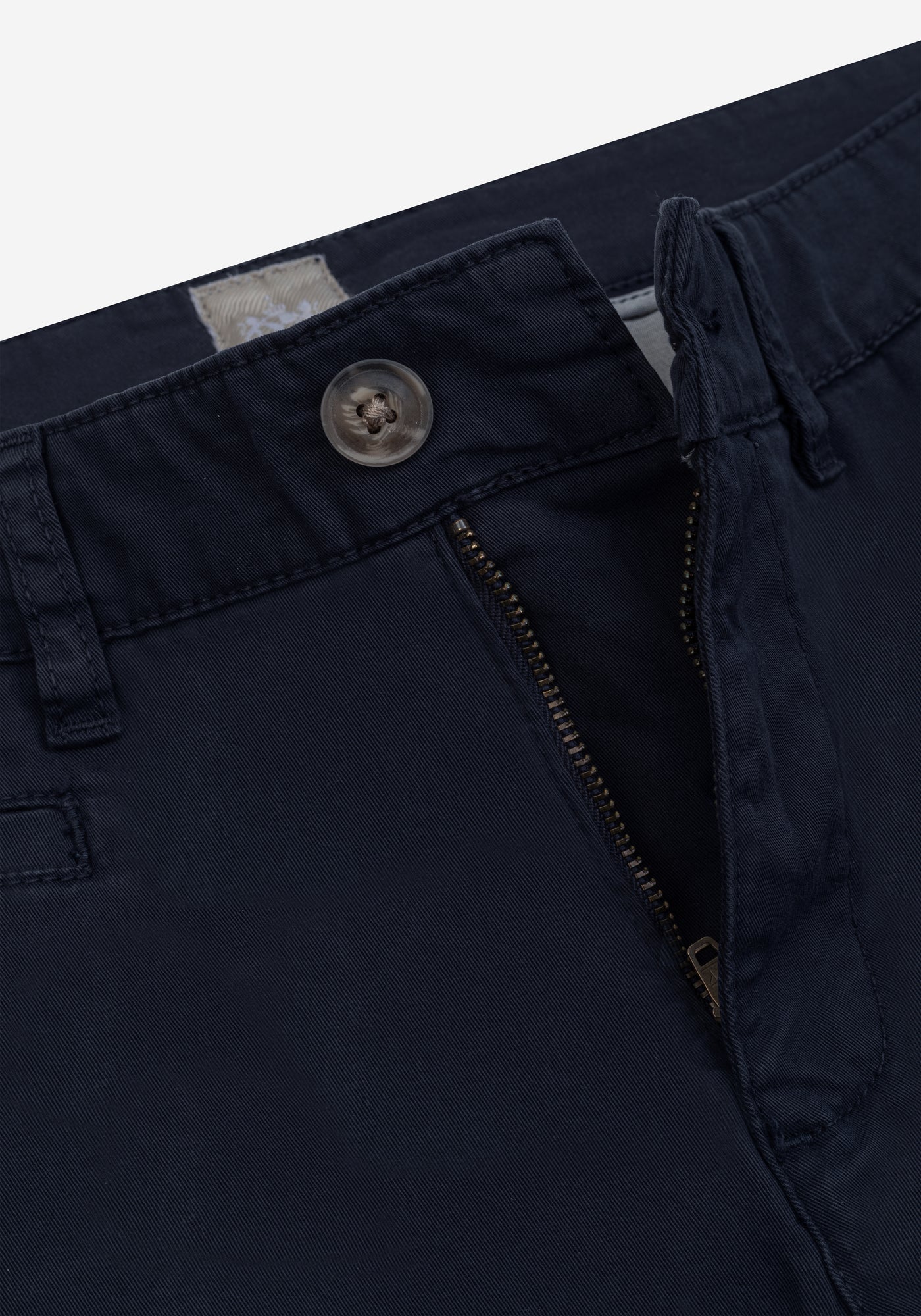 Smart Fit Dusty Navy Gabardine