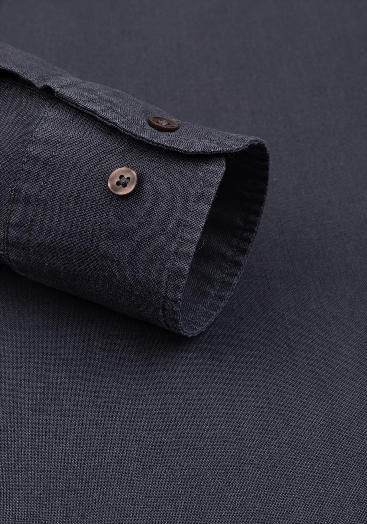 Charcoal Grey Piece-Dyed Shirt