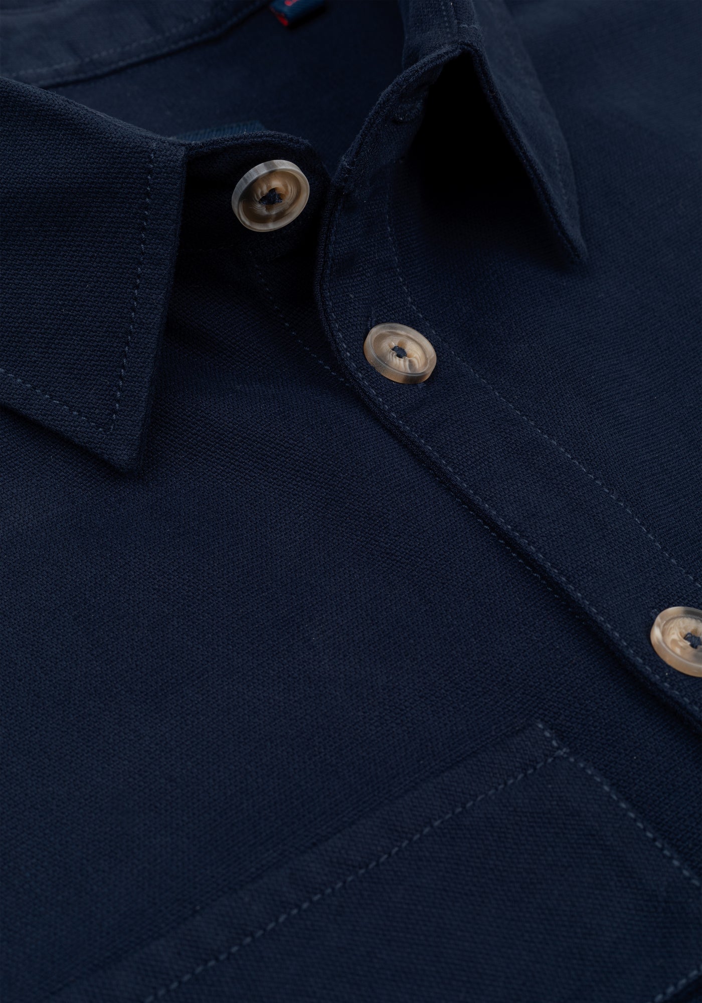 Midnight Blue Cotton Overshirt