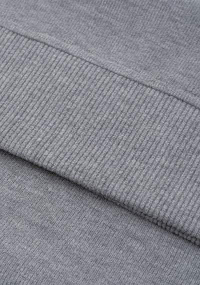 Cool Grey Cotton Sweatshirt