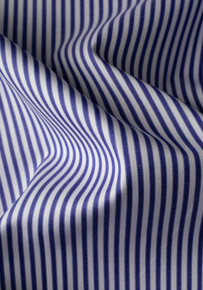 Crisp Blue Stripe Twill Shirt