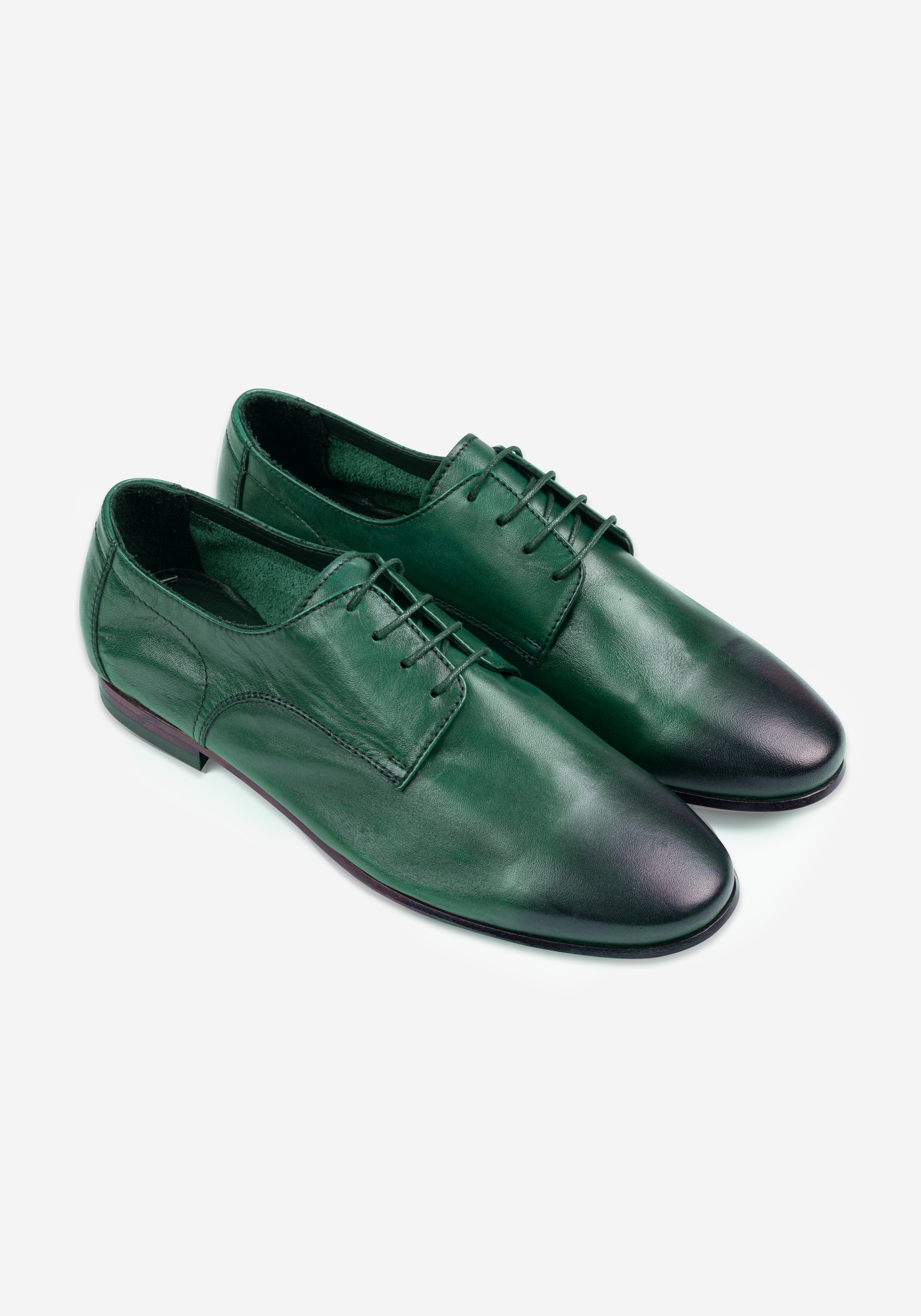 Ivy Green Calf-Skin Leather Lace-up