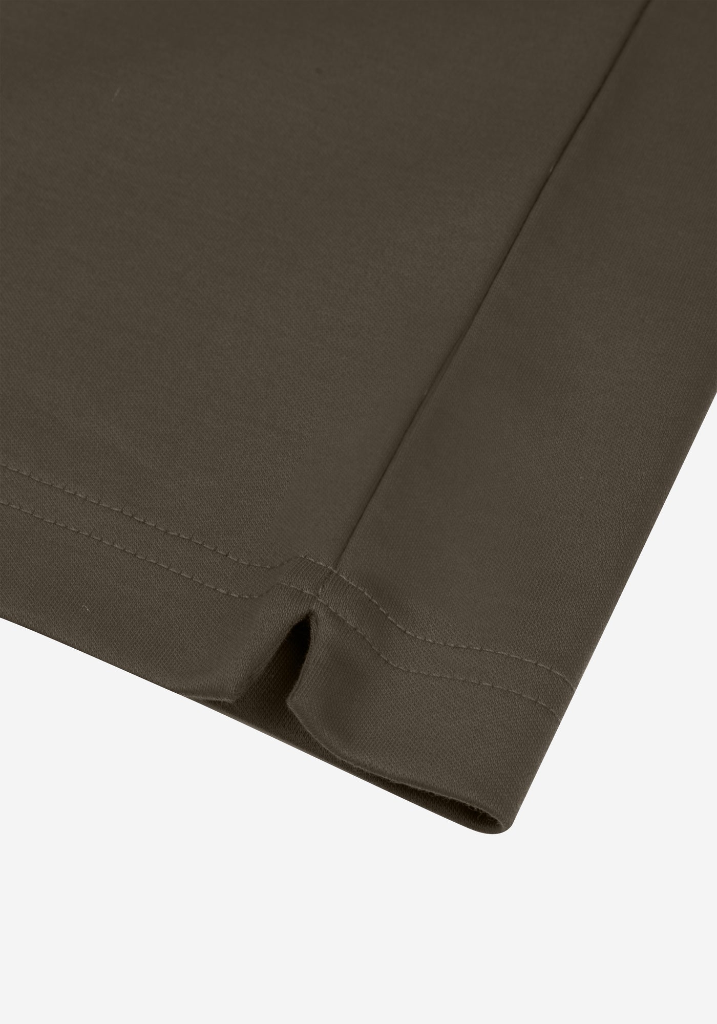 Smoked Olive Mercerized Interlock Jersey