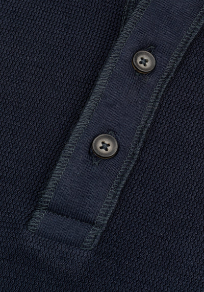 Obsidian Navy Waffle Sweatshirt