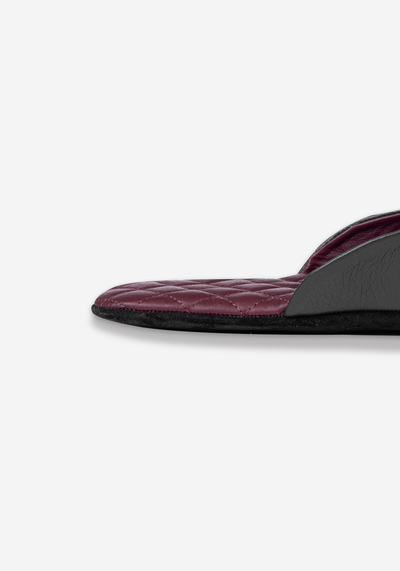 Raven Black Calf-Skin Leather English Slipper