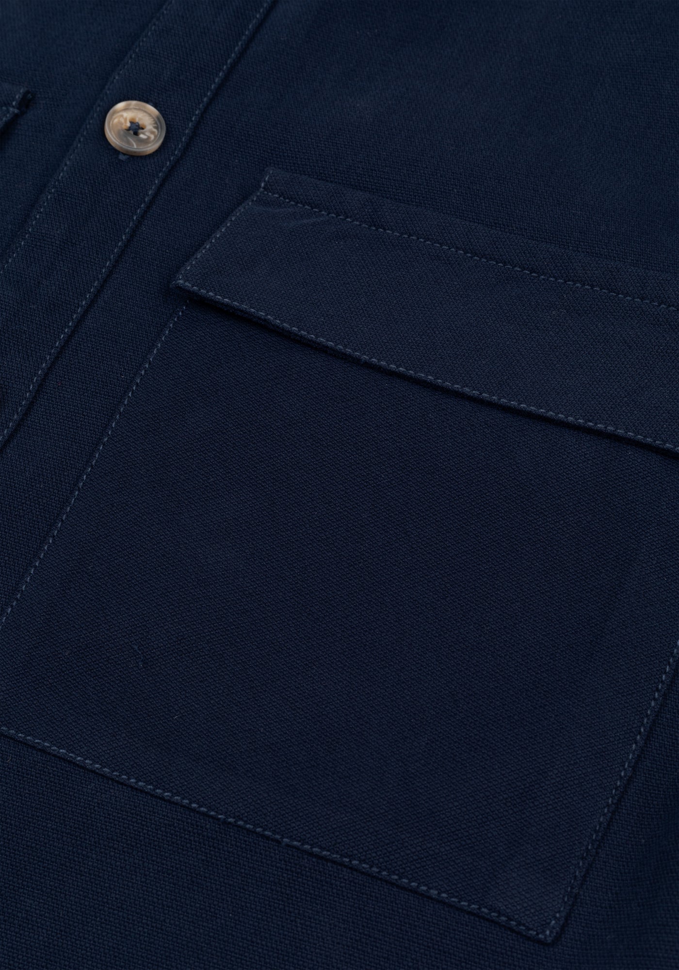 Midnight Blue Cotton Overshirt