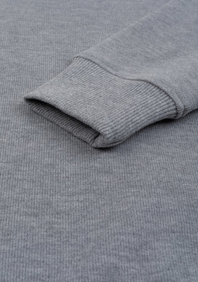 Cool Grey Cotton Sweatshirt